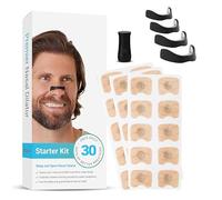 30Pcs Magnetic Nose Strip for Breathing, Nasal Strips Magnet, Anti Snoring, Snoring Aids for Men and Women, Nose Breathing Strips Magnet, Airo Magnetic Nasal Band, Best for Workouts, Home & Travel