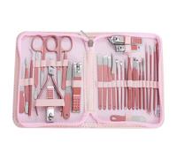 30Pcs Manicure Kit, Professional Manicure Set Women, Stainless Steel Nail Clippers Pedicure Set Nail Care with PU Travel Case for Women Men Family Friend Clippers