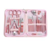30Pcs Manicure Set, Professional Nail Clipper Kit, Stainless Steel Nail Clippers Pedicure Set Nail Care Set with PU Travel Case for Women Men Family Friend