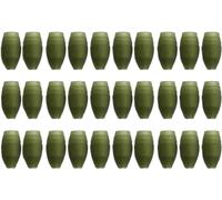30Pcs Match Elastic Dacron Connectors Carp Plastic for Pole Tip Coarse Stop Bead Fishing Tackle Rigs