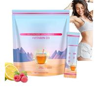 30PCS Mate Instant Tea Powder,Mate Tea Bags,Super M/ate Raspberry Lemonade T/ea Powder,Natural Plants M/ate Te/a with Prebi/otics and Probi/otics,Mat/e Te/a Energy Boost for Women M