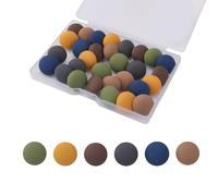 30pcs Matte Push Pins, Round Thumb Tacks for Cork Board Decorative Pins and Tacks Cute Thumbtacks for Wall, Bulletin Board, Photos, Maps, Whiteboard, Home, Office, Classroom (Morandi Color)