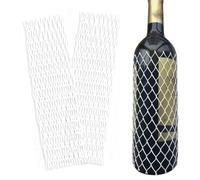 30PCS Mesh Glass Bottle Protective Sleeves 8.3 Inch - Reusable Wine & Liquor Bottle Protector for Safe Transport
