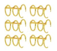 30Pcs Metal Loose Leaf Binder Rings 25mm 3 Hole Iron Binder Clips for Office School Notebook Stationery Binding Accessories Durable & Easy to Use
