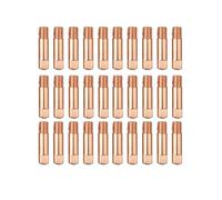 30PCS MIG Welding Contact Tips 0.9mm Copper for 15AK, MB15, MIG/MAG Torch Nozzles Collets & Lenses - M6x25mm