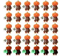 30Pcs Mini Luminous Ghost Figurines,Glow in The Dark Tiny Ghost Miniatures