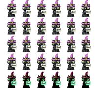 30Pcs Mini Luminous Ghost Figurines,Glow in The Dark Tiny Ghost Miniatures