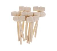 30PCs Mini Wooden Hammer for Lobster Crab and Other Shellfish,Solid Wood Mallet Knocking Planet Cake
