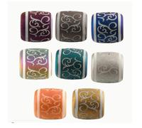 30pcs Mix Color Fashion Christmas Ceramic Flower Leaf Snowflake Beads for Jewelry Making Pattern Beads for DIY Handmade Crafts Jewelry Making Bracelets Necklace Christmas Birthday Gift