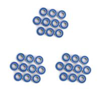 30pcs MR115 2RS Bearing Steel Double Shielded Miniature Ball Bearings 5x11x4mm
