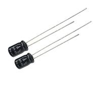 30pcs MS7 series miniaturized high frequency aluminum electrolytic capacitors(25V10UF 4X7)