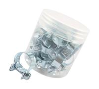 30Pcs Multipurpose Adjustable Hose Clamps Assortment for Refrigeration Lines and Automotive Fuels Pipe Daily Use Fuels Line Replacement Clip Stainlesses
