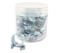 30Pcs Multipurpose Adjustable Hose Clamps Assortment for Refrigeration Lines and Automotive Fuels Pipe Daily Use Fuels Line Replacement Clip Stainlesses