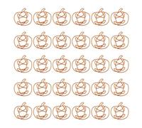 30Pcs Multipurpose Halloween Paper Clips Metal Bookmarks for School Project and Notes Photo Document Organization Pumpkin Metal Paper
