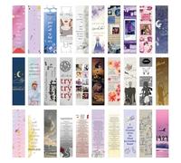 30PCS Music Lyric Bookmarks for Music Lovers - Popular Singer Ablums Lyrics Merch Gifts Bookmarks Book Accessories for Book Lovers Paper Album Gifts for Teens Party Favors for Christmas