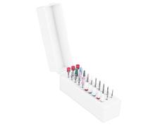 30pcs Nail Drill Bits Set, Professional Nail Bit Kit, Cuticle Remover Bits with Storage Box, Nail Art Tools, for Manicure Pedicure, Home Salon