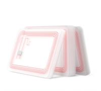 30pcs NFC Cards,NFC Tags,NTAG215 NFC Cards,Transparent NFC Card, Programmable Tags Blank 215 PVC Cards Compatible with TagMo for NFC Enabled Phones（SANPOPO）