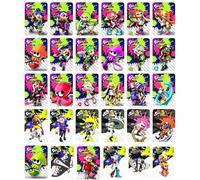30Pcs NFC Mini Raiders Cards for Splat 3&2: Includes All Idols/Raiders