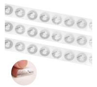 30pcs NFC Stickers, 25mm/1in Transparent PET NFC Tags with 215 Chip 504 Bytes Rewritable Adhesive Labels Compatible with All NFC-Enabled Smartphones & Devices