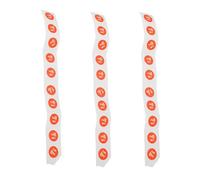 30PCS NFC Tags NFC Stickers NFC Chip Compatible TagMo for 144 Bytes Memory PVC Material (Red)