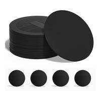 30pcs NFC Tags NTAG215 Black NFC Cards Round 25mm(1inch) NFC Cards, Blank NFC 215 NFC Coin Cards,504 Bytes Programmable,Compatible Android iPhone and NFC Enabled Mobile Devices