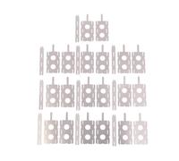30PCS Nickel-Plated Steel Polygonal Battery Sheets for Spot Welding, Smooth for Surface Finish & Minimal Electrical Resistance, 5 Sets (6PCS/Set) for DIY and Professional Battery Projects
