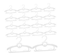30pcs Nonslip Plastic Hangers with Retractable Design for Nursery Closet - Space-Saving Coat Rack with Anti-Shoulder Corners to Protect Clothes and Maximize Wardrobe Space