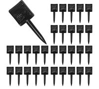 30Pcs Nylon Archery Target Pins,Reusable Black Target Nails for Paper,EVA Foam & Straw Bales,Secure Fixing for Outdoor Shooting Practice & Competition