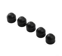 30pcs Nylon Domed Hex Nut Covers| PA66 Plastic Bolt for 5x8mm 6x10mm 8x13mm Screws| Black Protective Dust for Outdoor Indoor Use(8x13mm)
