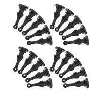 30pcs PC Case Fan Silicone Screws Black Finish Mounting Hardware | Prevents Rattling for Computer Fan Frames and Radiator Fans, for Gamers and System Integrators, Suitable for PC Builds