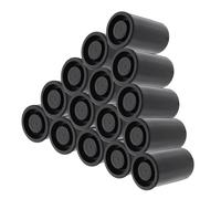 30pcs Pe Cylindrical Film Canister Case with Lids Black | Empty Camera Reel Containers, Portable for Travel and Outdoor Activities, Multipurpose Storage for Small Items