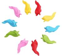 30pcs Pencil Holders for Kids Silicone Pencil Clips Handwriting Aid Finger Grip Writing Training Tools for Posture Correction Fish Professional Design