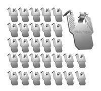 30PCS Picture Hanging Hooks Picture Hangers Claws for Fixing Picture Frames on Lime, Plasterboard, Drywall, Latex Wall Stainless Steel No Nails Required