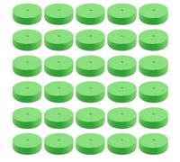 30Pcs Plant Cloning Sponges Foam Collars with 8-Spoke Design for Net Pots, 40x19mm Germination Inserts for DIY Vegetable Herb Cutting(Green)