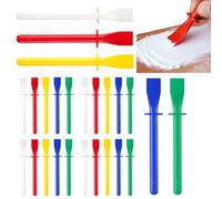 30Pcs Plastic Glue Spreader Set, Glue Sticks, Flexible Glue Applicator Spatula Tools, Multi-Colour PP Glue Spreaders for DIY Crafts, Woodworking, Scrapbooking & Paper Craft