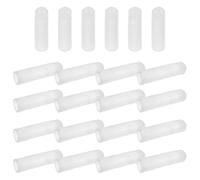 30pcs Plastic Lock Rod Sleeves 6mm Outer 5mm Inner for Cabinets