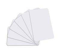 30pcs Premium Quality PVC Plastic ID White Blank Cards Plastic Business Cards PVC ID Cards ，White PVC Cards for Zebra ID Card Printers, Compatible with All Plastic Card Printers(Credit Card Size)