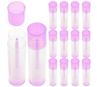 30pcs Purple 5G Refillable Lip Balm Tubes for Diy, PP Containers | Lightweight, Safe to Use and Not Easy to Crack, Handbag Friendly, Stylish Choice for Everyday Refills