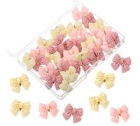 30pcs Push Pins For Pinboard, Drawing Pins, Cork Board Pin, Decorative Bow Push Pin - Cute Pink Thumb Tacks for Wall, Cork Board Cute Pink & Tacks for Home, School, Office, Bulletin Boards Decorations