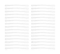 30pcs PVC Luggage Tag Straps for Suitcases and Id Cards | Loop Strap, Secure Attachment for Airports and Baggage Screening Lines, Minimalist Modern Style