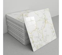 30pcs PVC Peel and Stick Tiles, Self-Adhesive Backsplash Panels for Bathroom, Kitchen, Laundry Walls Waterproof and Easy to Clean Stick-On Backsplash(A10)