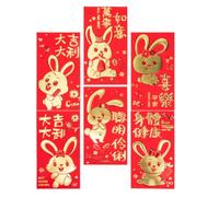 30pcs Rabbit Year Red Envelope Paper Storage Bags Cartoon Mixed Style