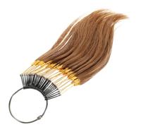 30pcs Real Hair Color Sample Ring for Stylist Training | Salon Demo-ready Swatches, Long-term Storage, for Cosmetology School, Beauty Shop Practice and Client Display