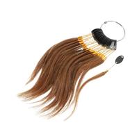 30pcs Real Hair Colour Sample Rings for Colour Testing | Professional Salon and Training Use, Comfortable Touch, Long Term Storage, for Dye Makers and Colour Trainers
