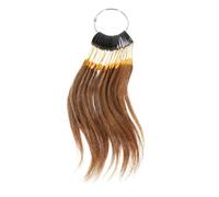 30pcs Real Hair Strand Colour Samples for Hairdressing Testing | Professional Salon Use, Lightweight Cards for Colour Trainer Practice, Long-term Storage Display Set