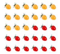 30pcs Realistic For Mini Tomatoes for Restaurant Menu Design, Takeout Box Styling and Digital Food Marketing Content Creation (A)