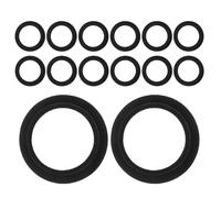 30pcs Rear Radar Probe Seal Rubber Parking Sensor Mounting Base Black