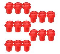30pcs Red Plastic Mushroom Rebar Protective Cap 35mm