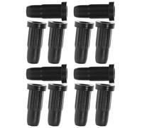 30pcs Replacement Caster Socket Sleeve Insert, Black | Plastic Nylon round Part, Easy Install Wear Resistant, Fit Multiple Brands, Maintenance and DIY Repair