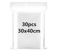 30PCS Resealable Clear Plastic Bags Large Ziplock Bag 30 x 40cm Sealed Storage Bag Press Seal Bags Thickening and Durable Apply to Quilts Blankets Clothing Storage